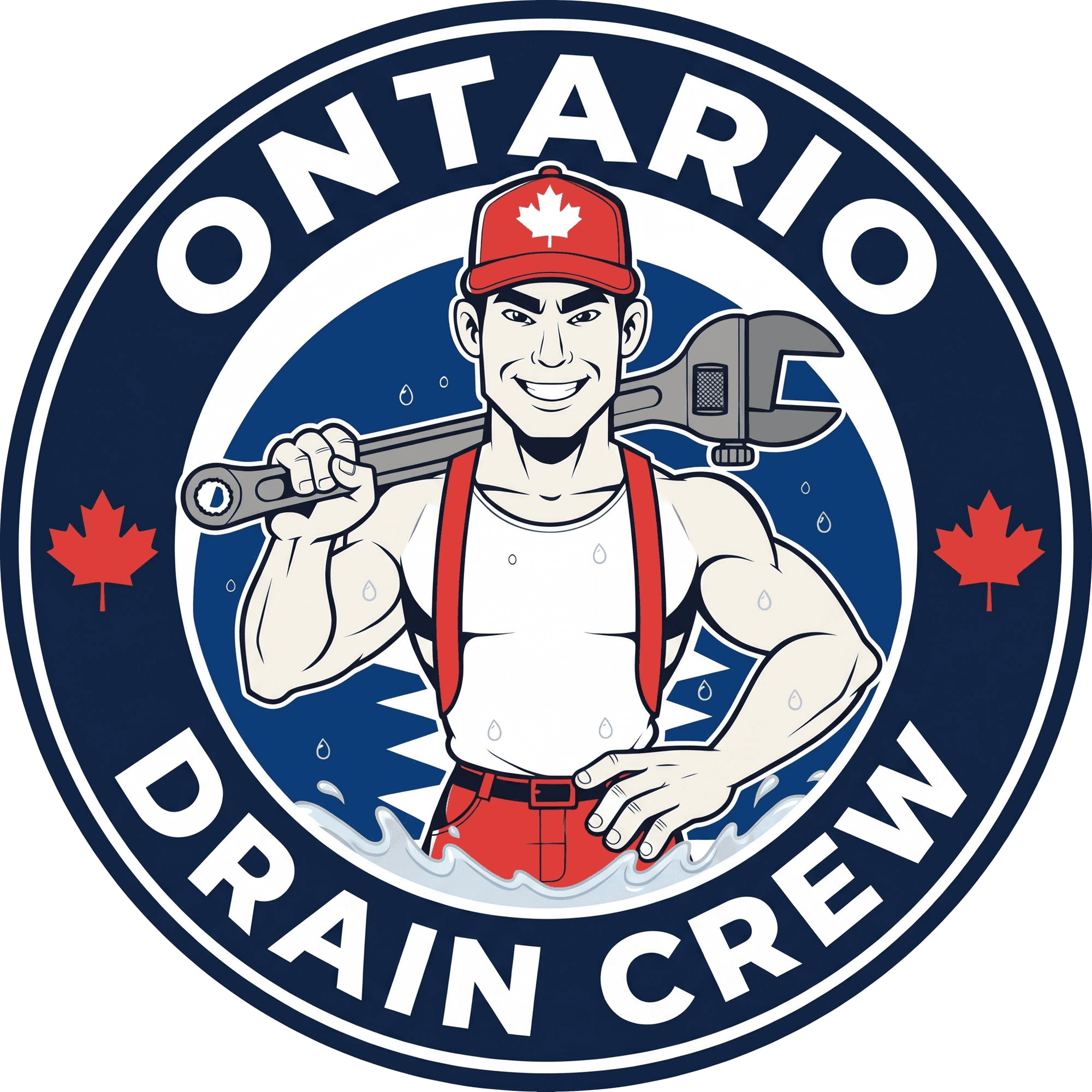 Ontario Drain Crew logo — Hamilton drain cleaning experts since 2018